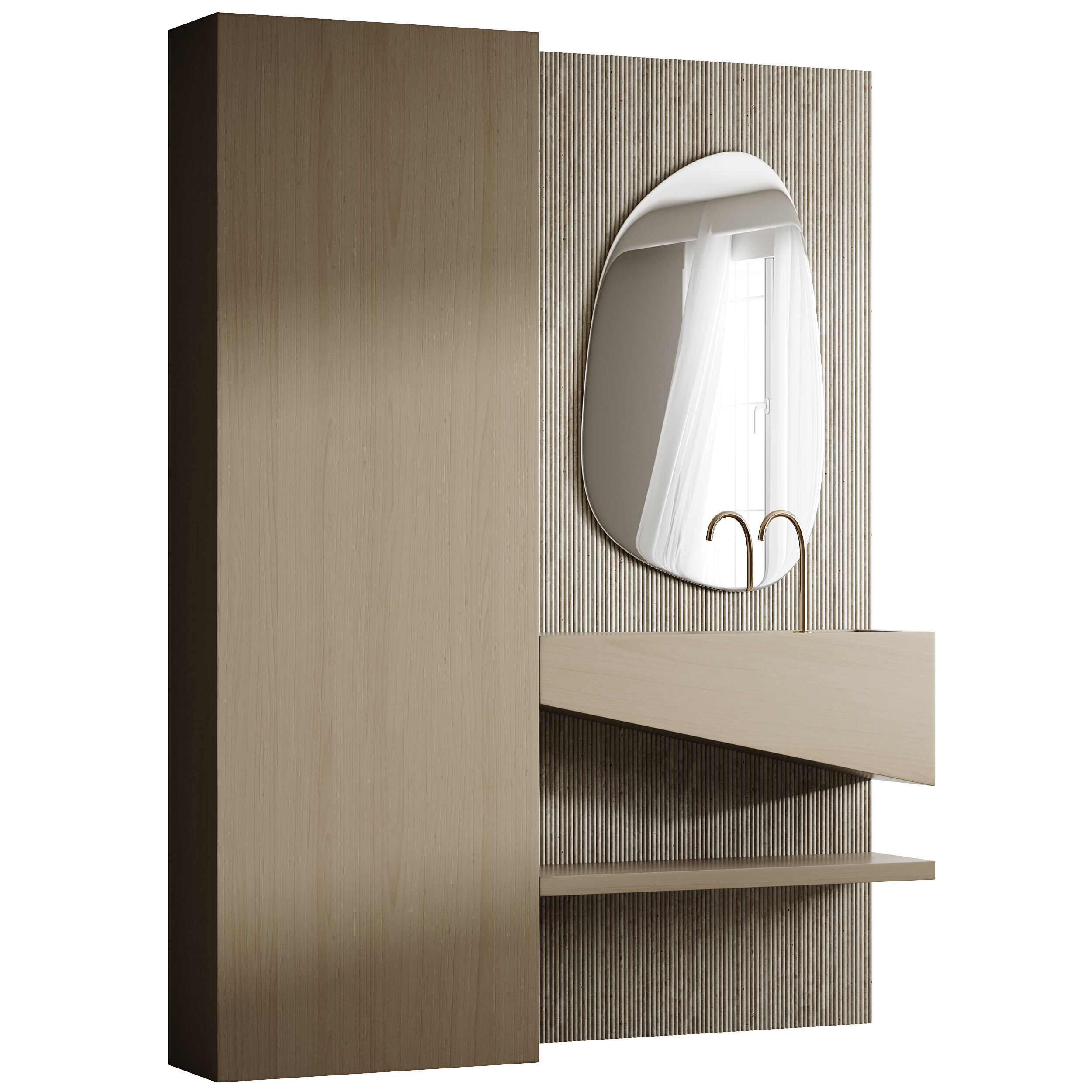 Bathroom furniture 18 3D model_1