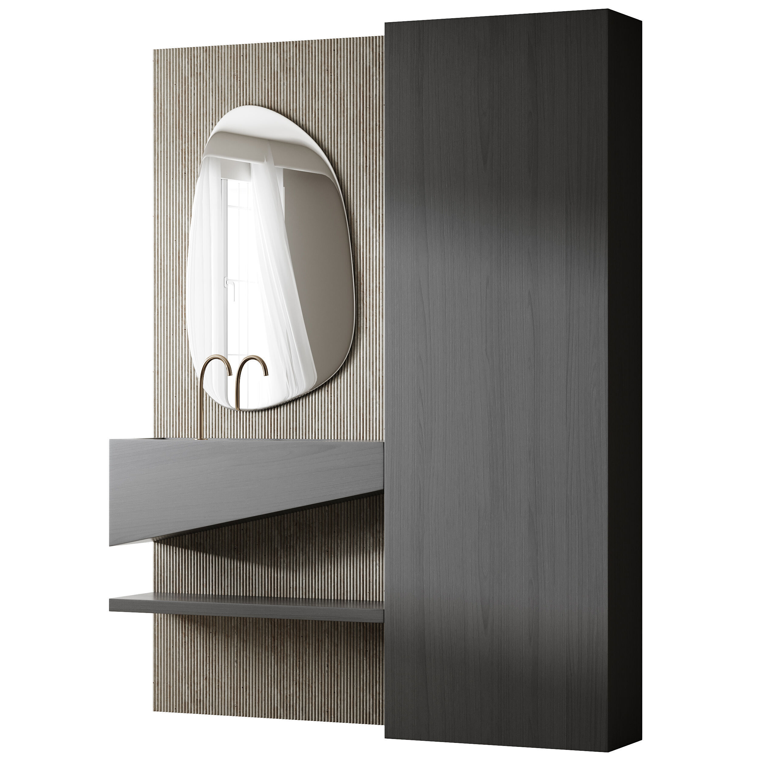 Bathroom furniture 18 3D model_9