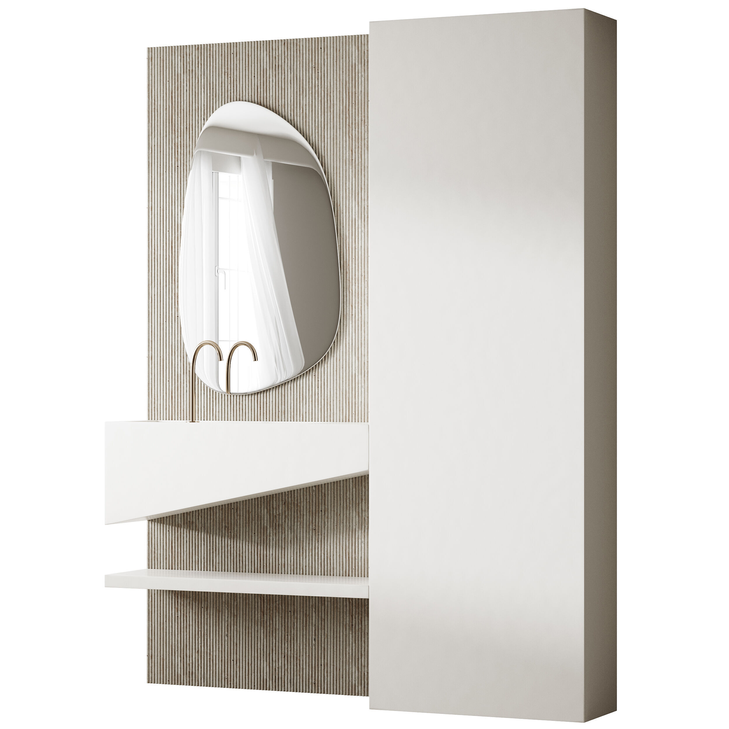 Bathroom furniture 18 3D model_10