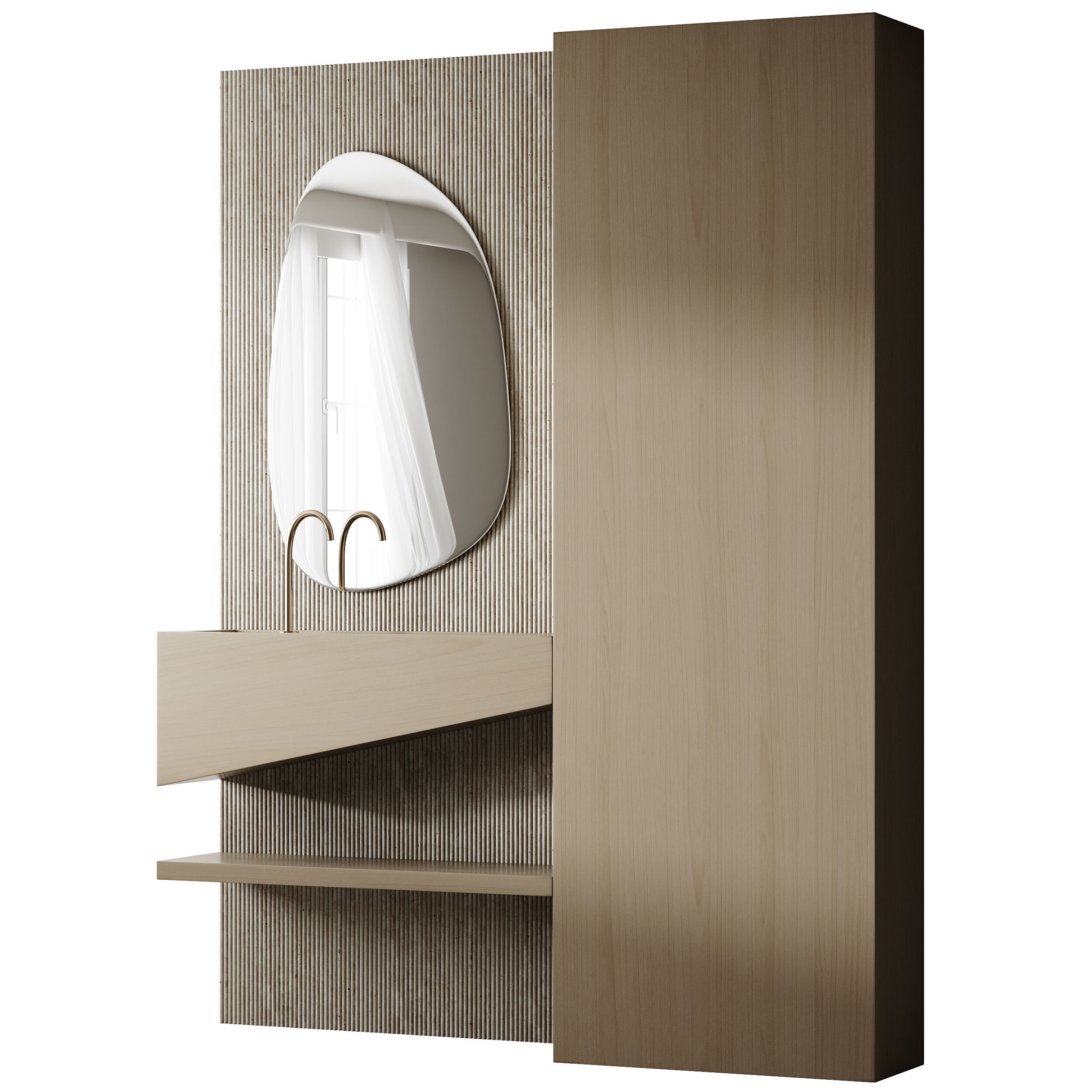 Bathroom furniture 18 3D model_8