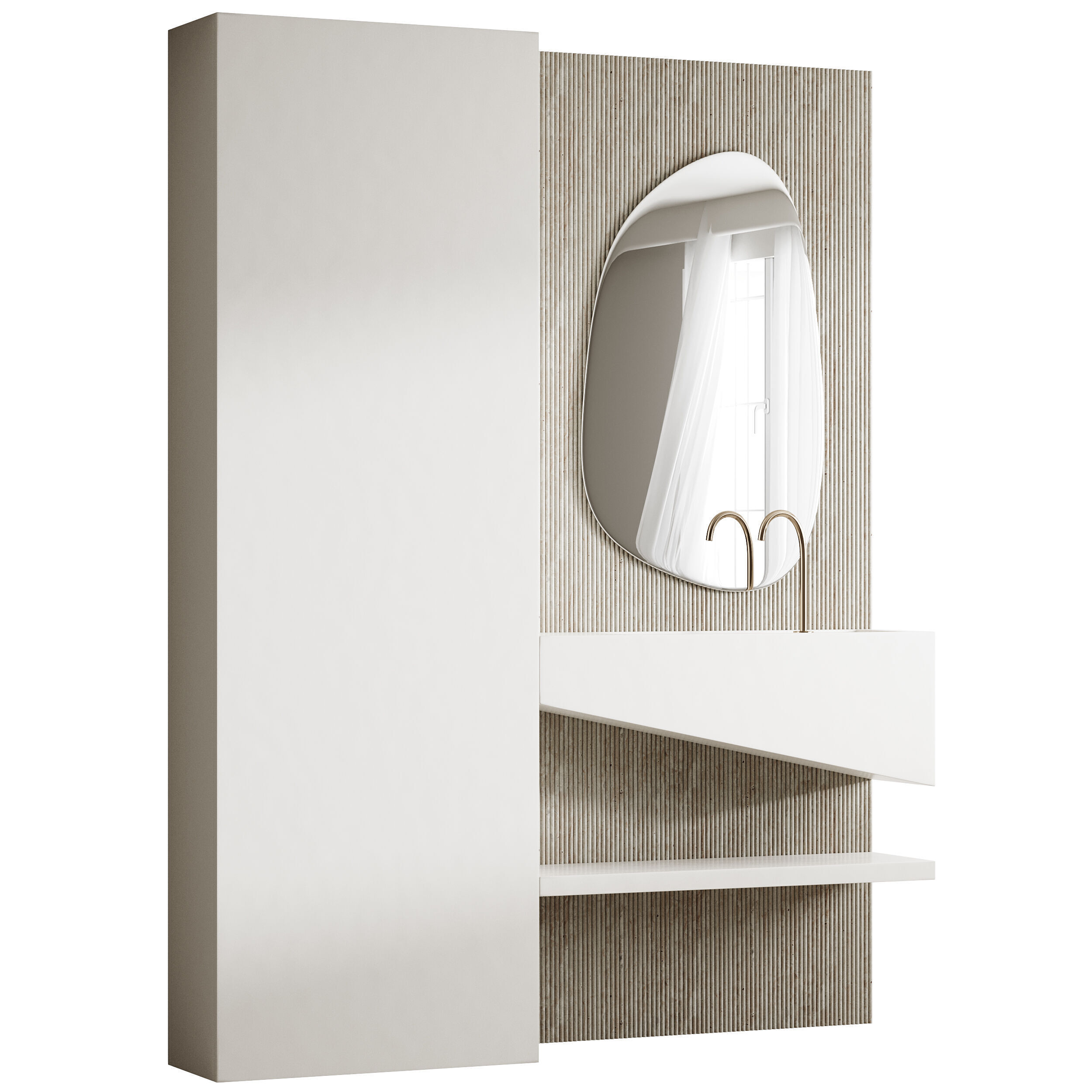 Bathroom furniture 18 3D model_5