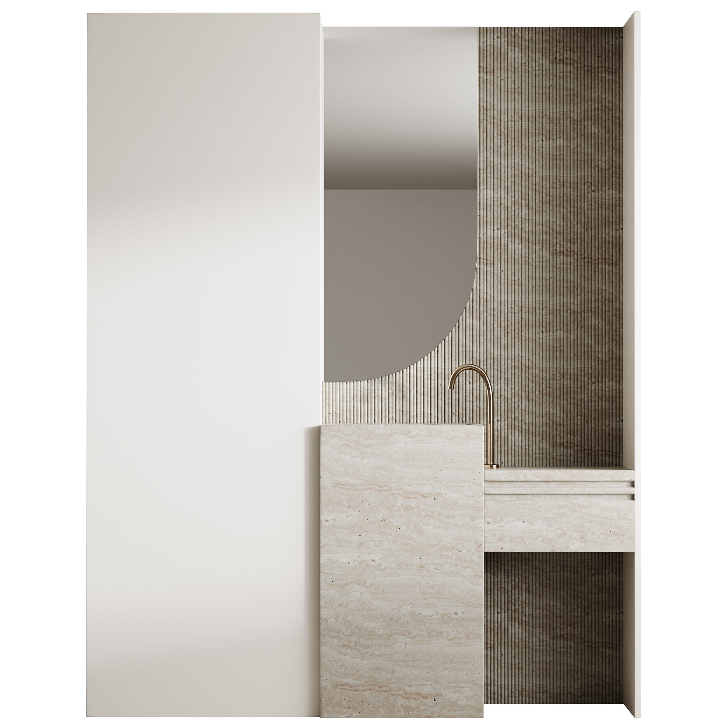 Bathroom furniture 19 3D model_6