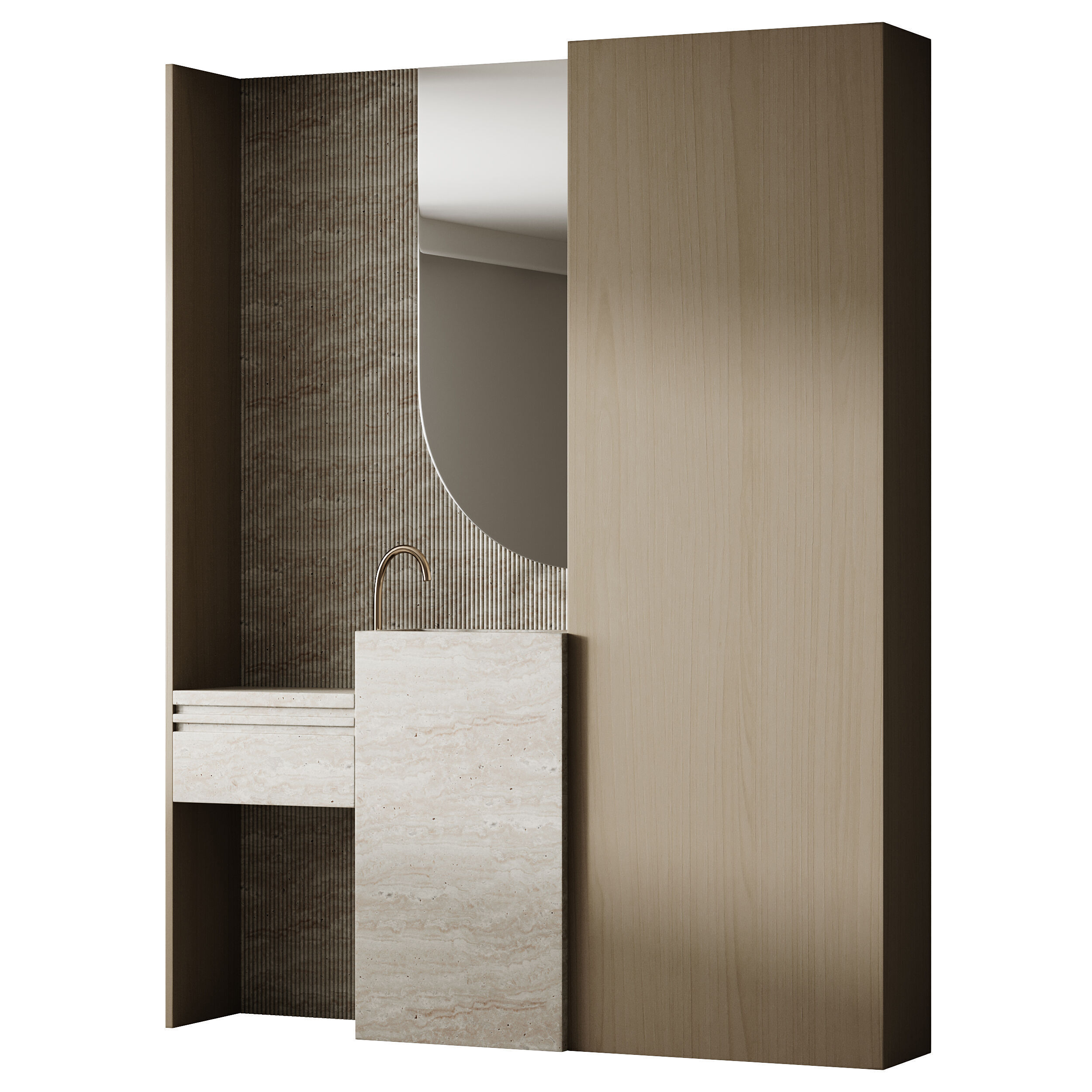 Bathroom furniture 19 3D model_8