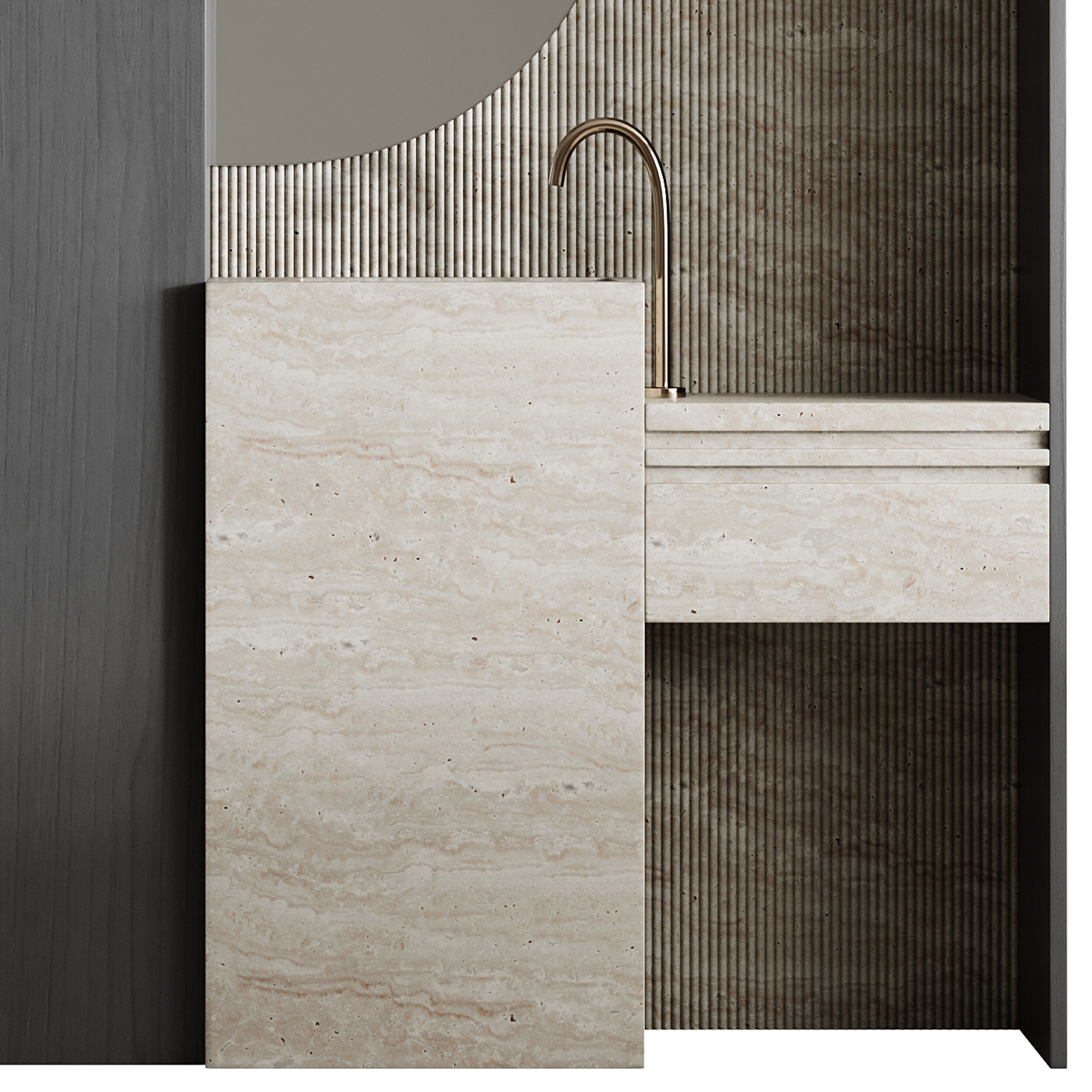 Bathroom furniture 19 3D model_12