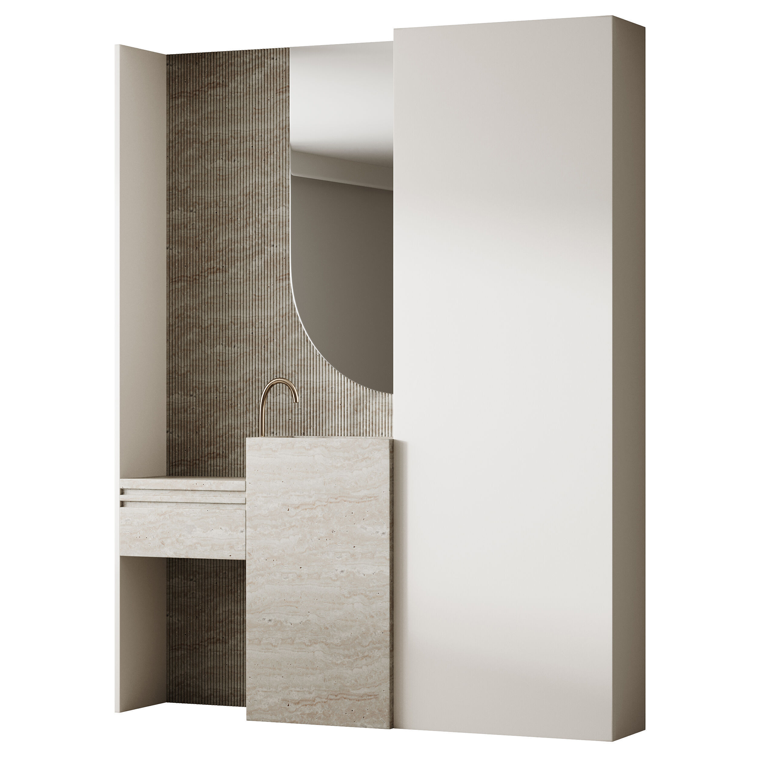 Bathroom furniture 19 3D model_11