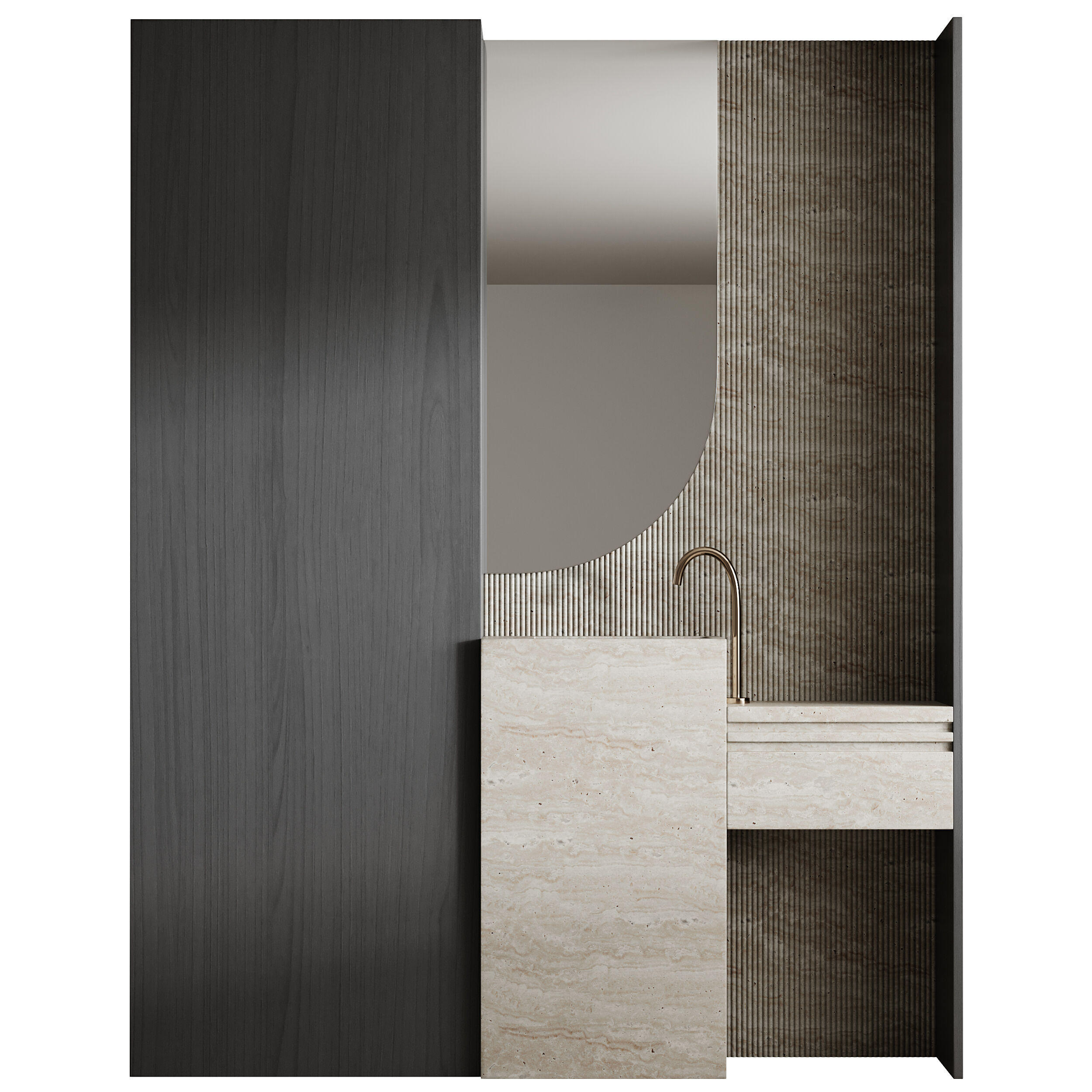 Bathroom furniture 19 3D model_4