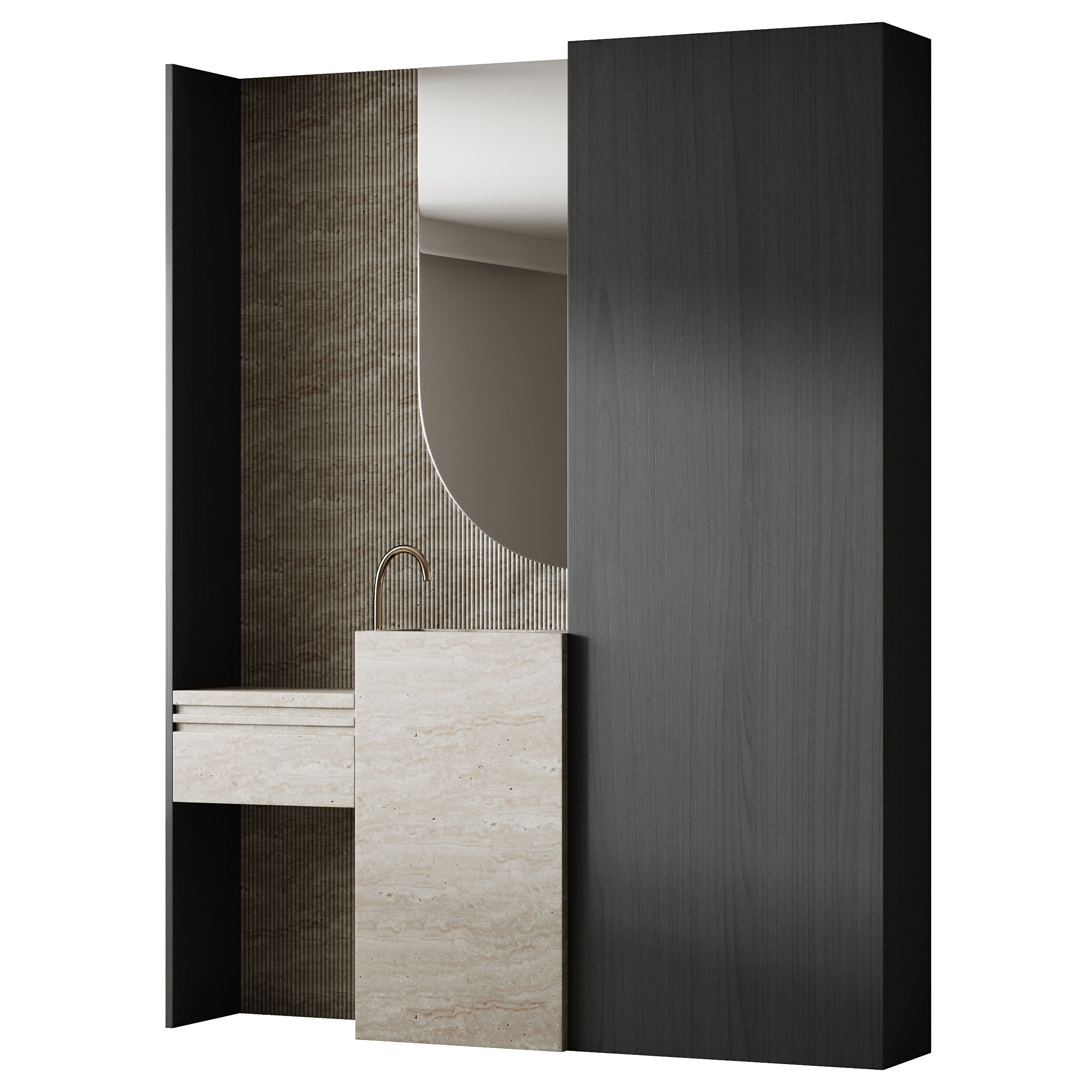 Bathroom furniture 19 3D model_10