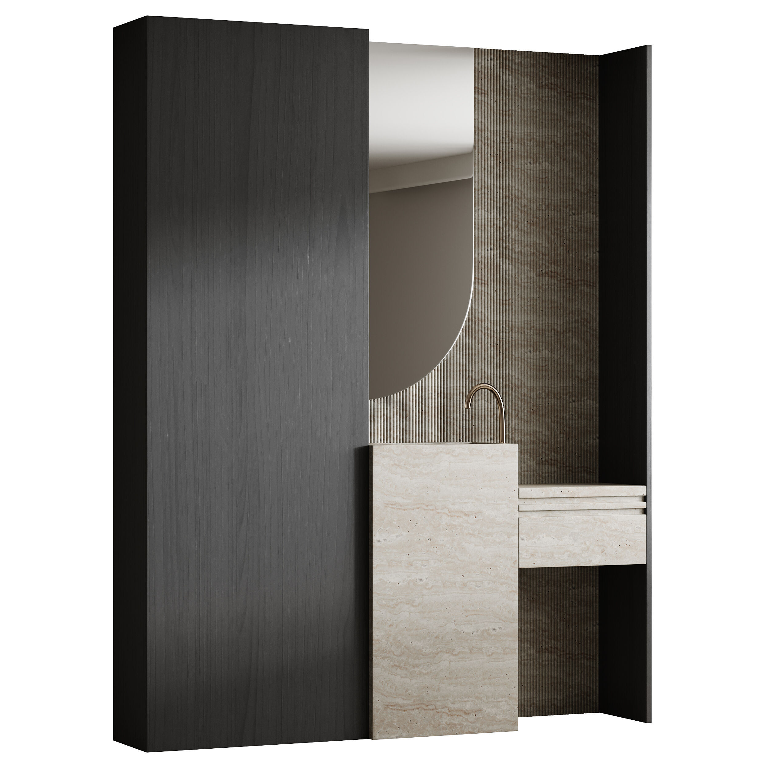 Bathroom furniture 19 3D model_5