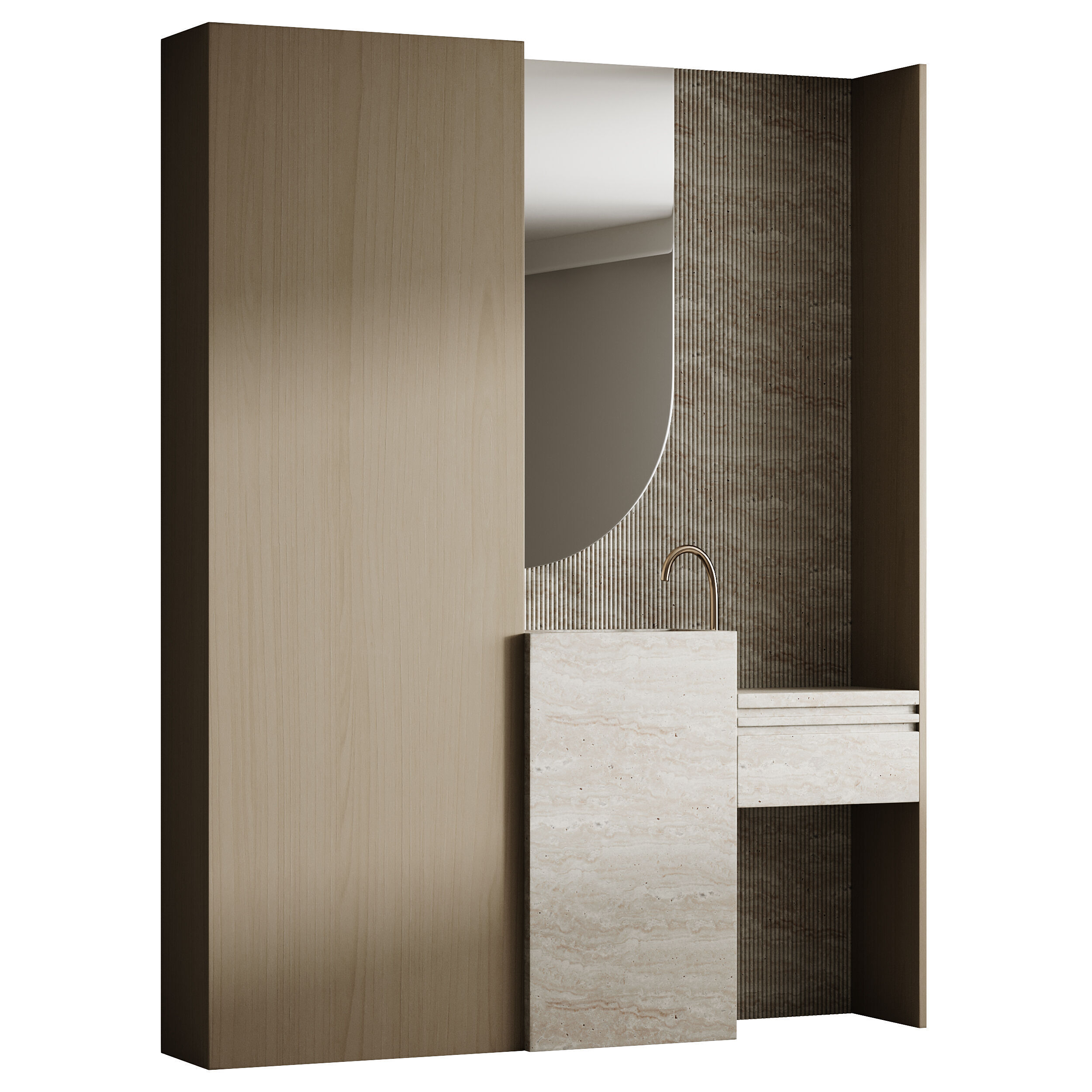 Bathroom furniture 19 3D model_1