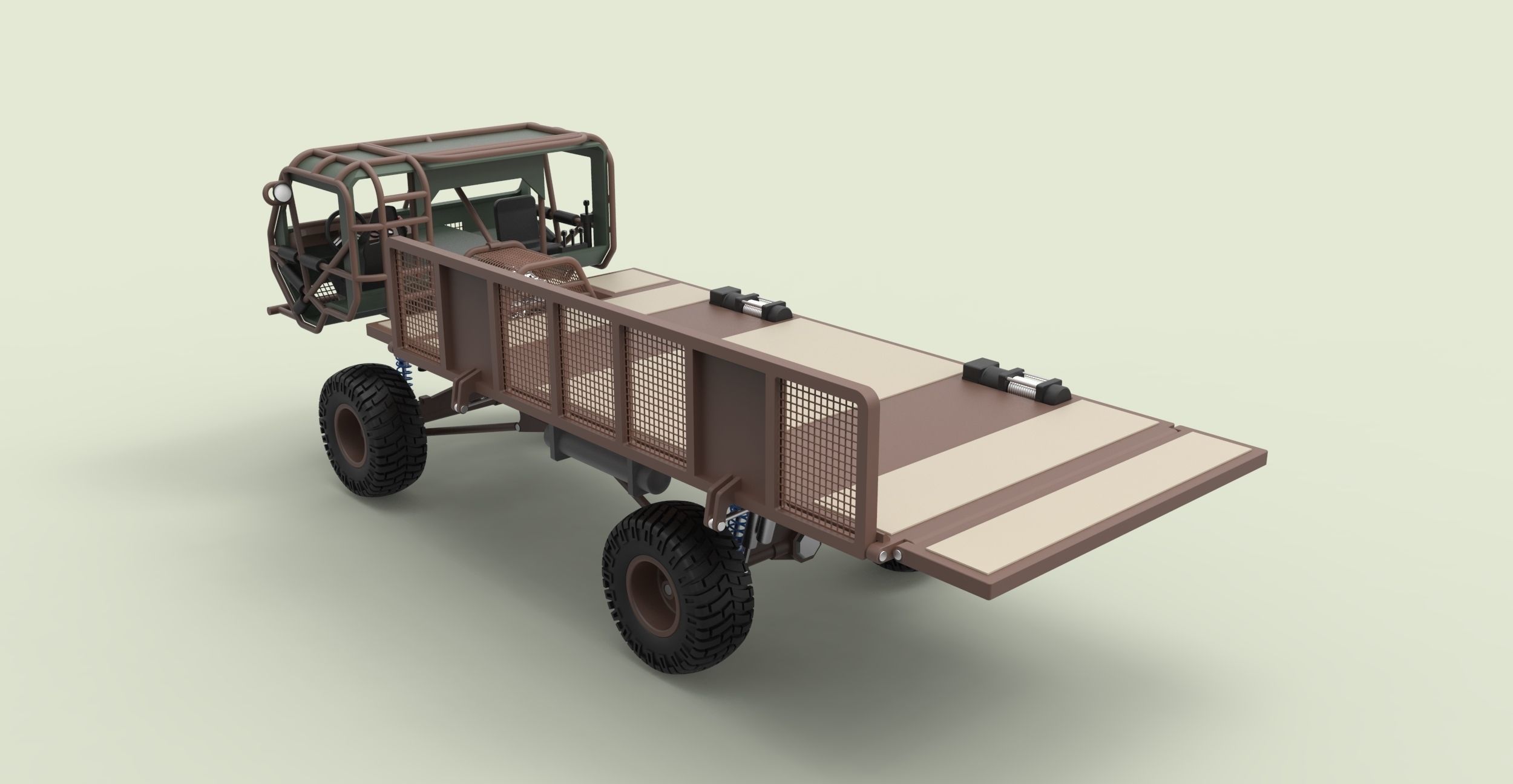 Mongo Heist Truck from Fast and Furious 3D model_15