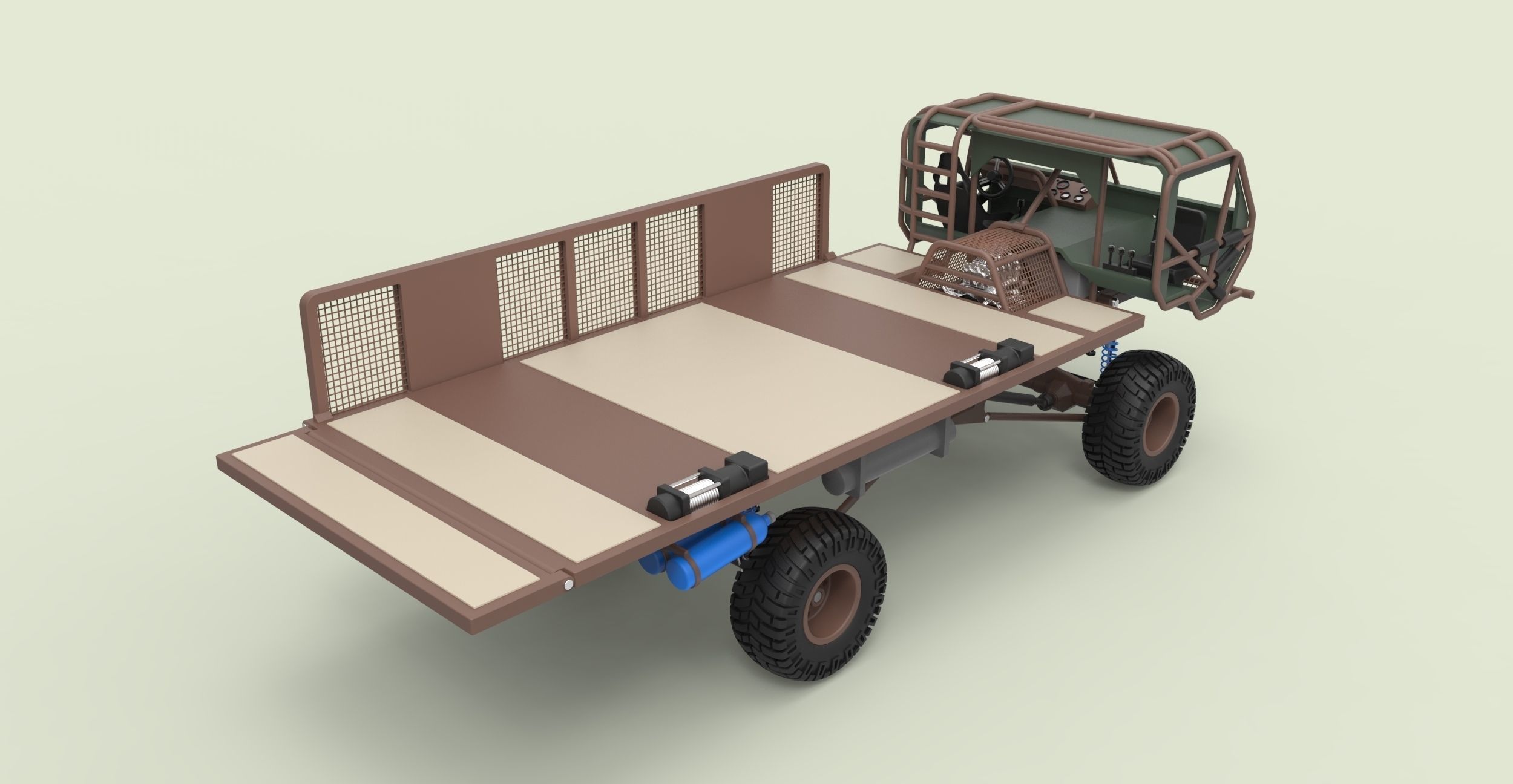 Mongo Heist Truck from Fast and Furious 3D model_12