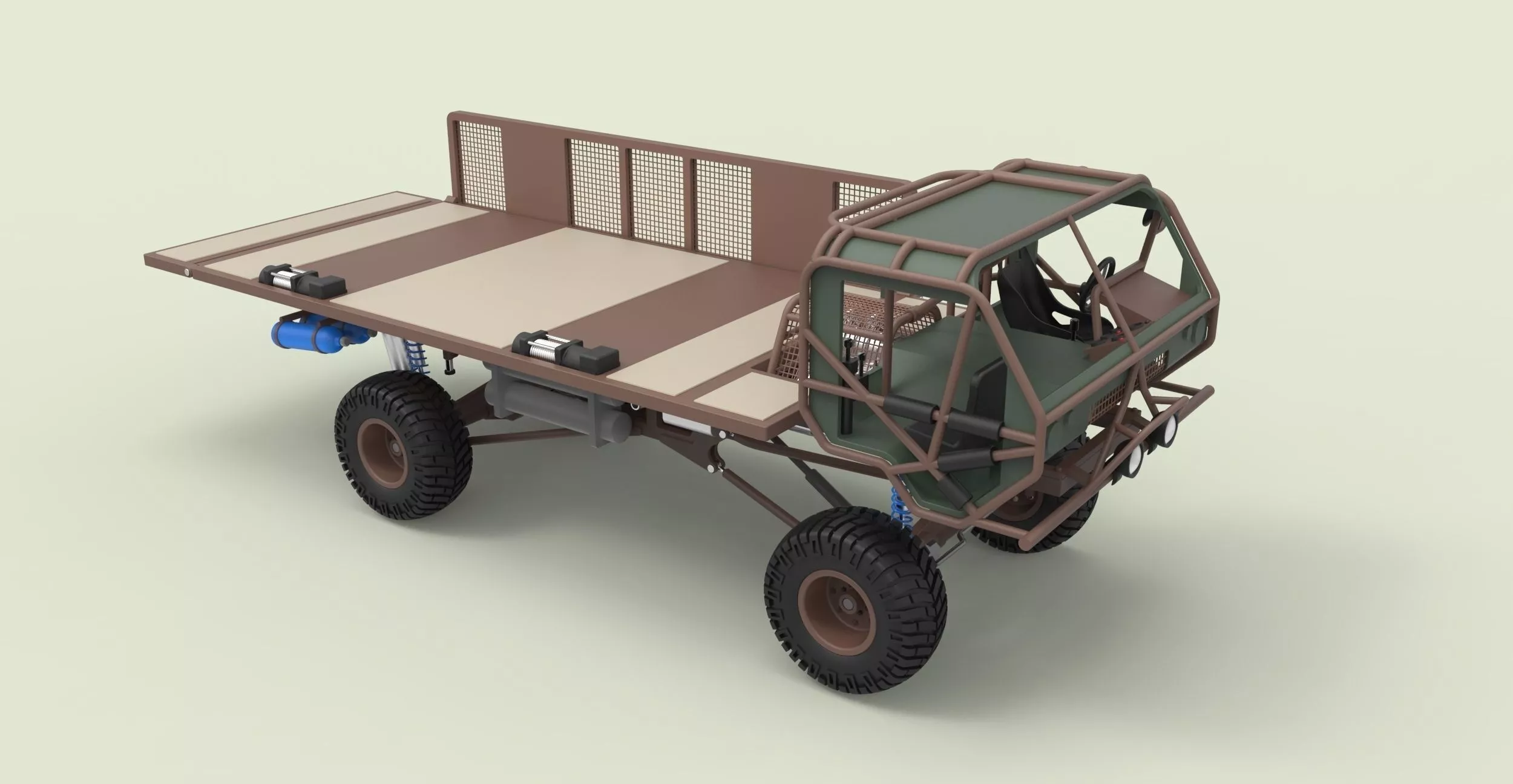 Mongo Heist Truck 3D model