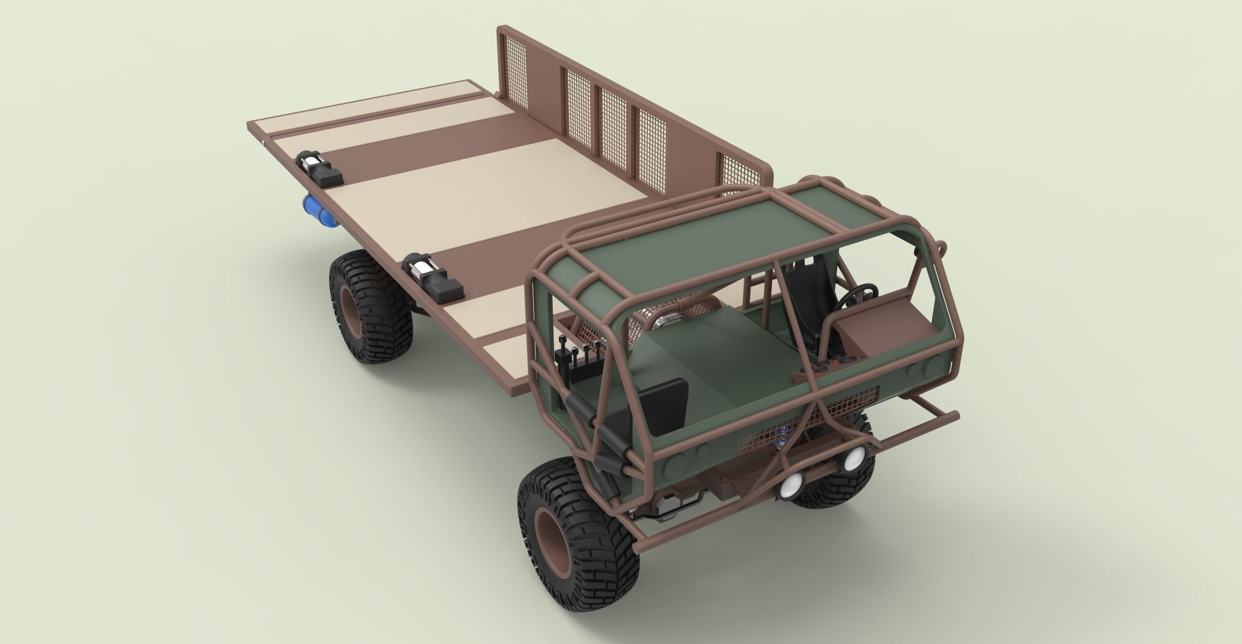 Mongo Heist Truck from Fast and Furious 3D model_2