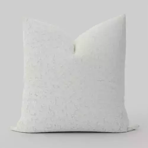 Slate Printed Pillow Cover Chambray