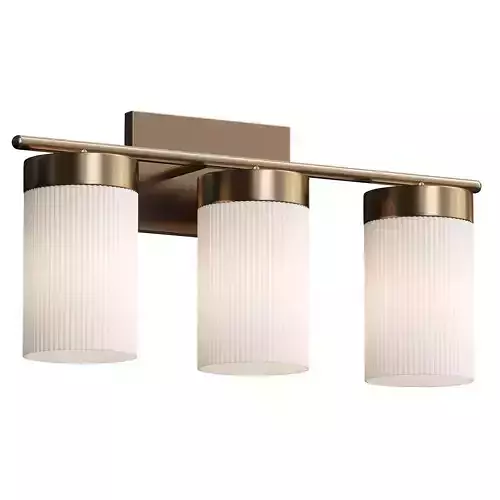 Light Vanity Lighte with Round Ribbed