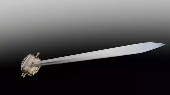 Swedish 18th century Officers Rapier m1700 game ready