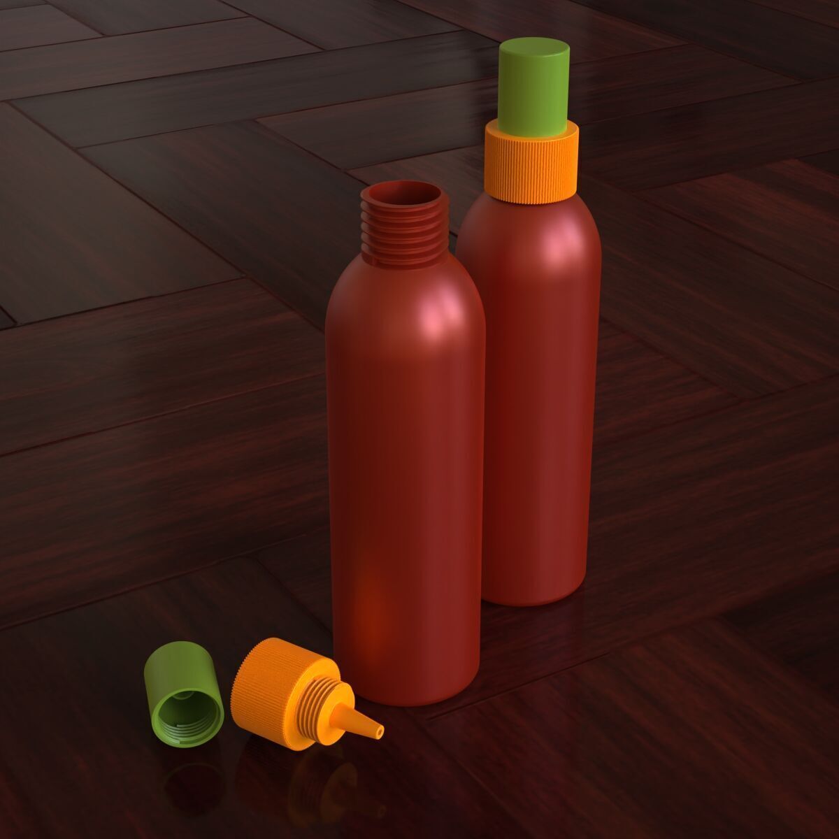 Squeeze Bottle 3D print model_6