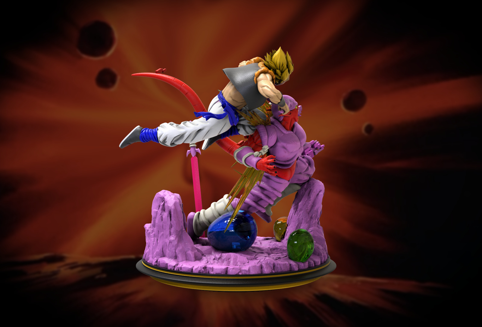 Janemba Super Saiyan Gogeta 3D print model_3