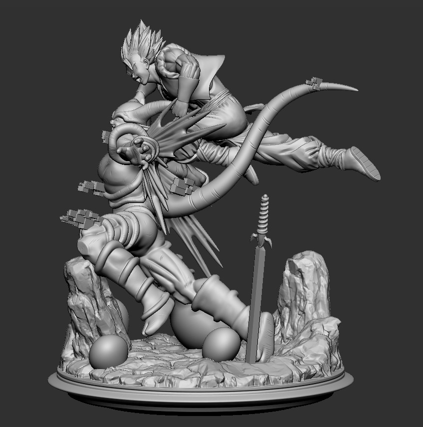 Janemba Super Saiyan Gogeta 3D print model_5