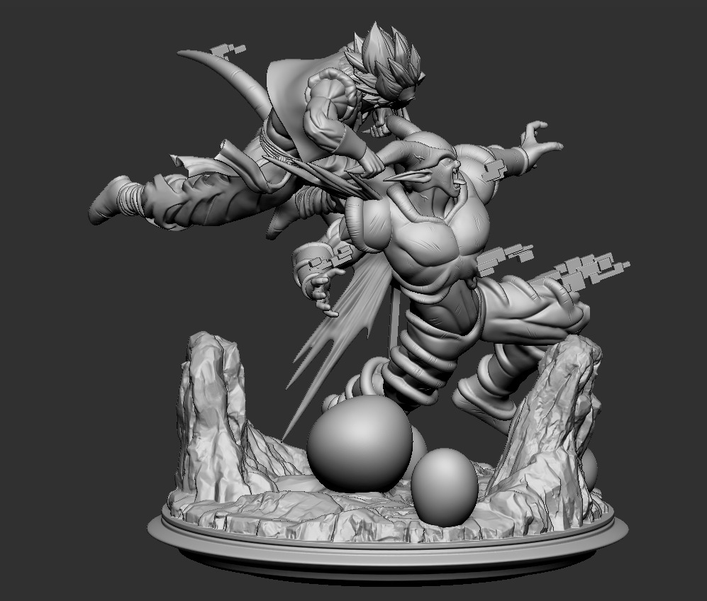 Janemba Super Saiyan Gogeta 3D print model_7