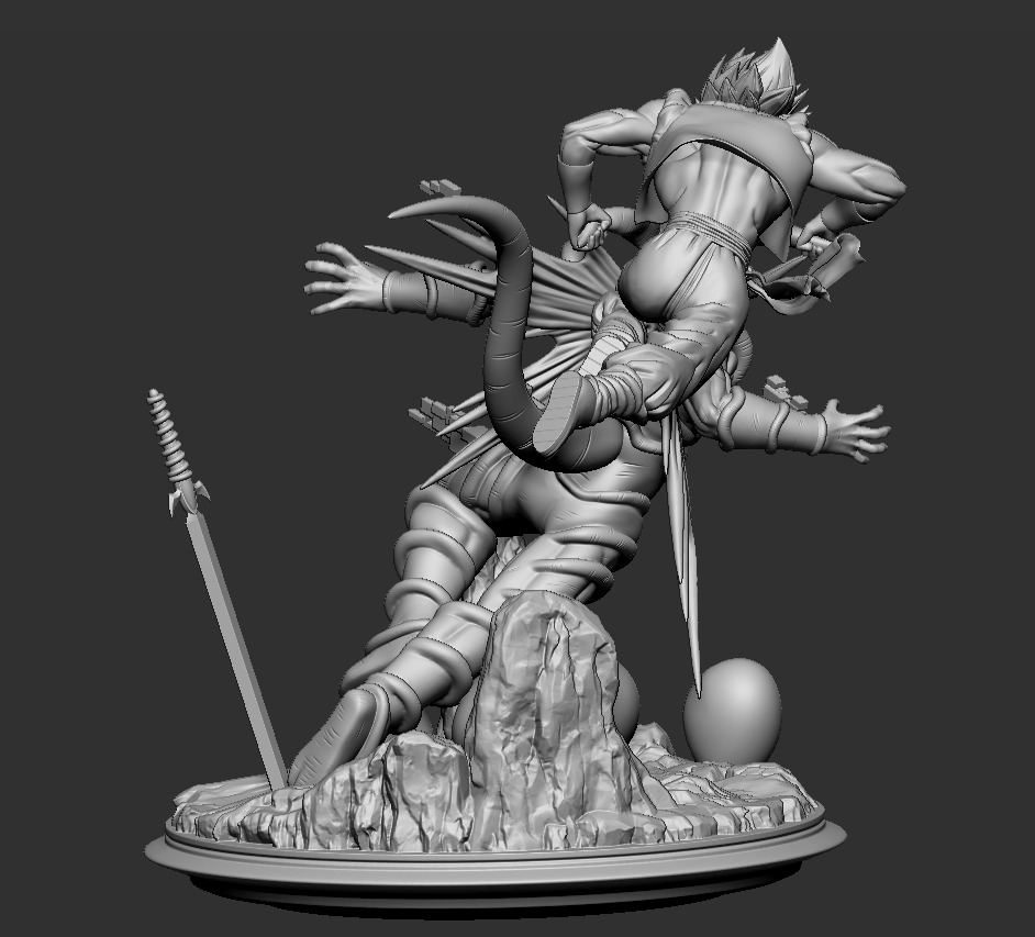 Janemba Super Saiyan Gogeta 3D print model_6