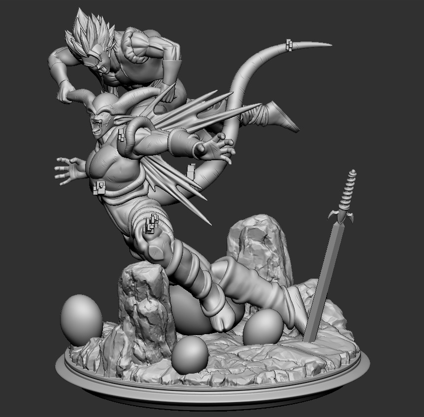 Janemba Super Saiyan Gogeta 3D print model_4