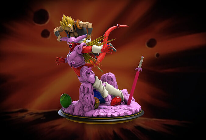Janemba Super Saiyan Gogeta 3D print model