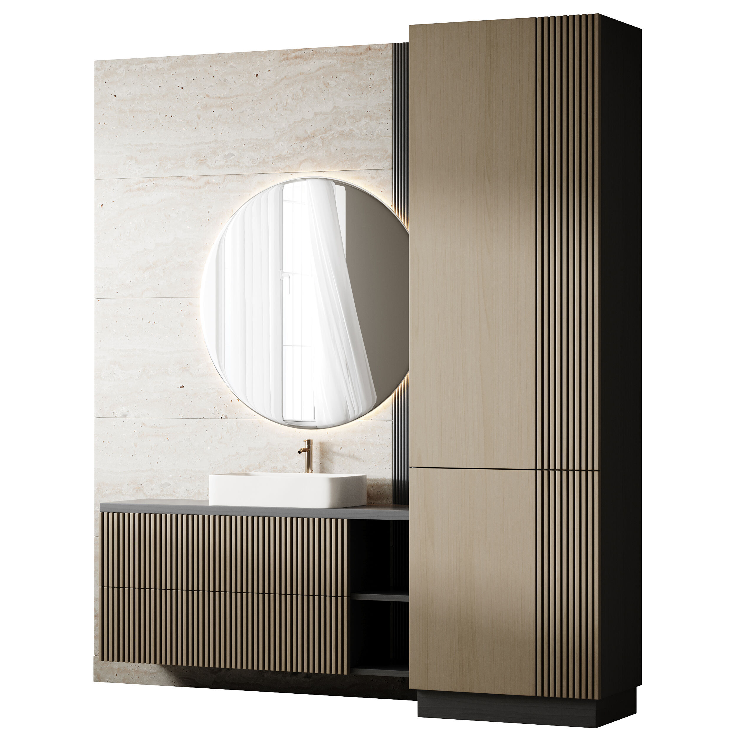 Bathroom furniture 20 3D model_9