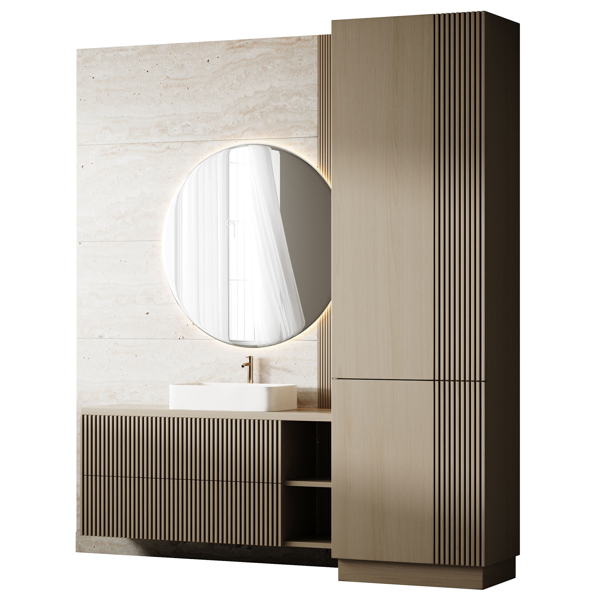 Bathroom furniture 20 3D model_8