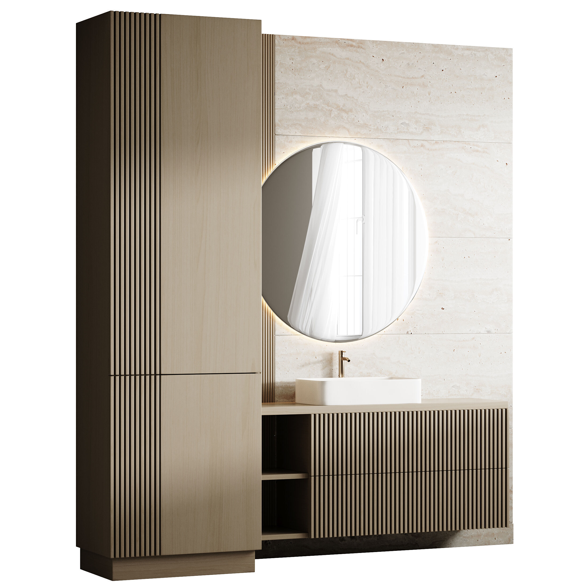 Bathroom furniture 20 3D model_1