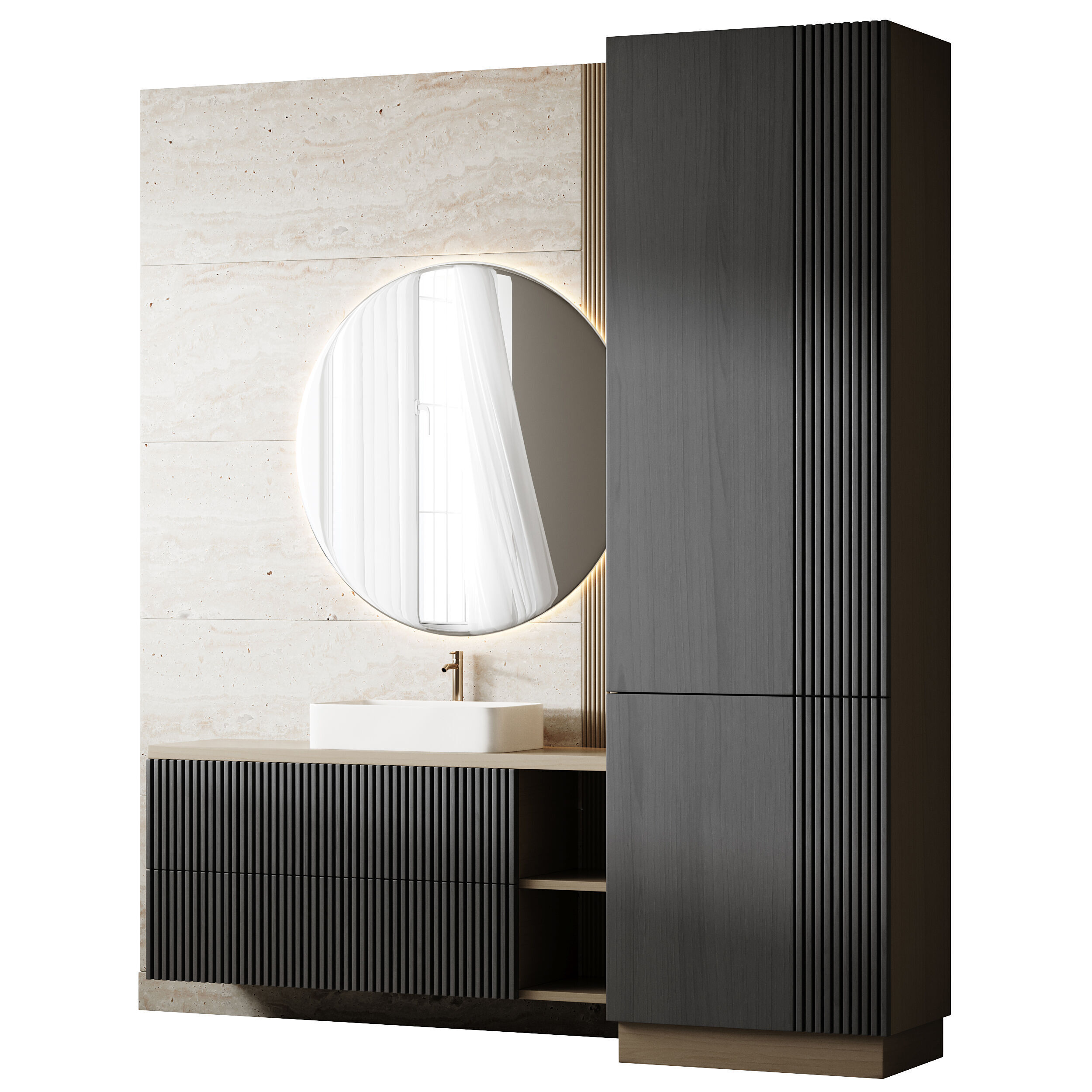 Bathroom furniture 20 3D model_10