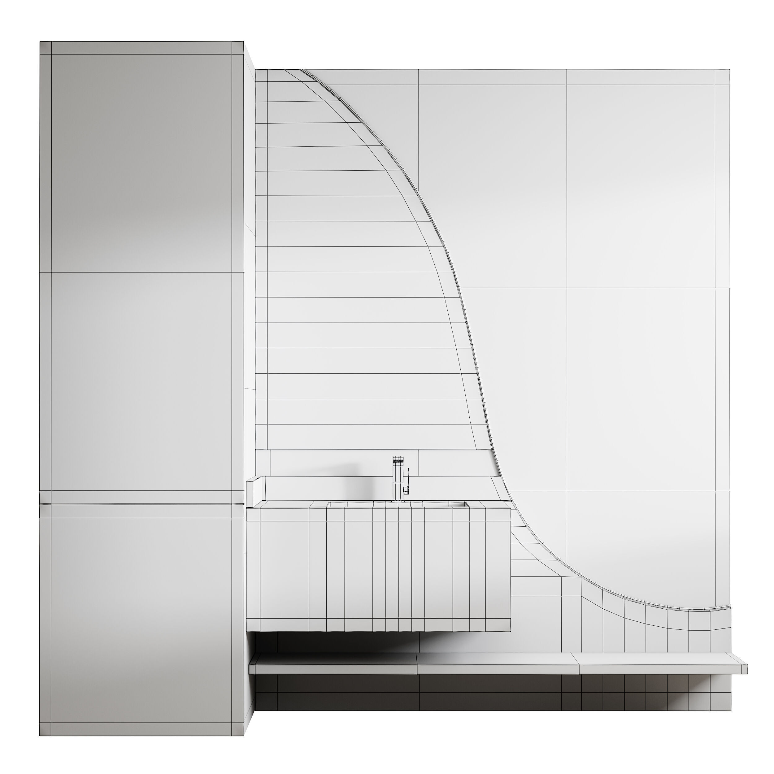 Bathroom furniture 21 3D model_13