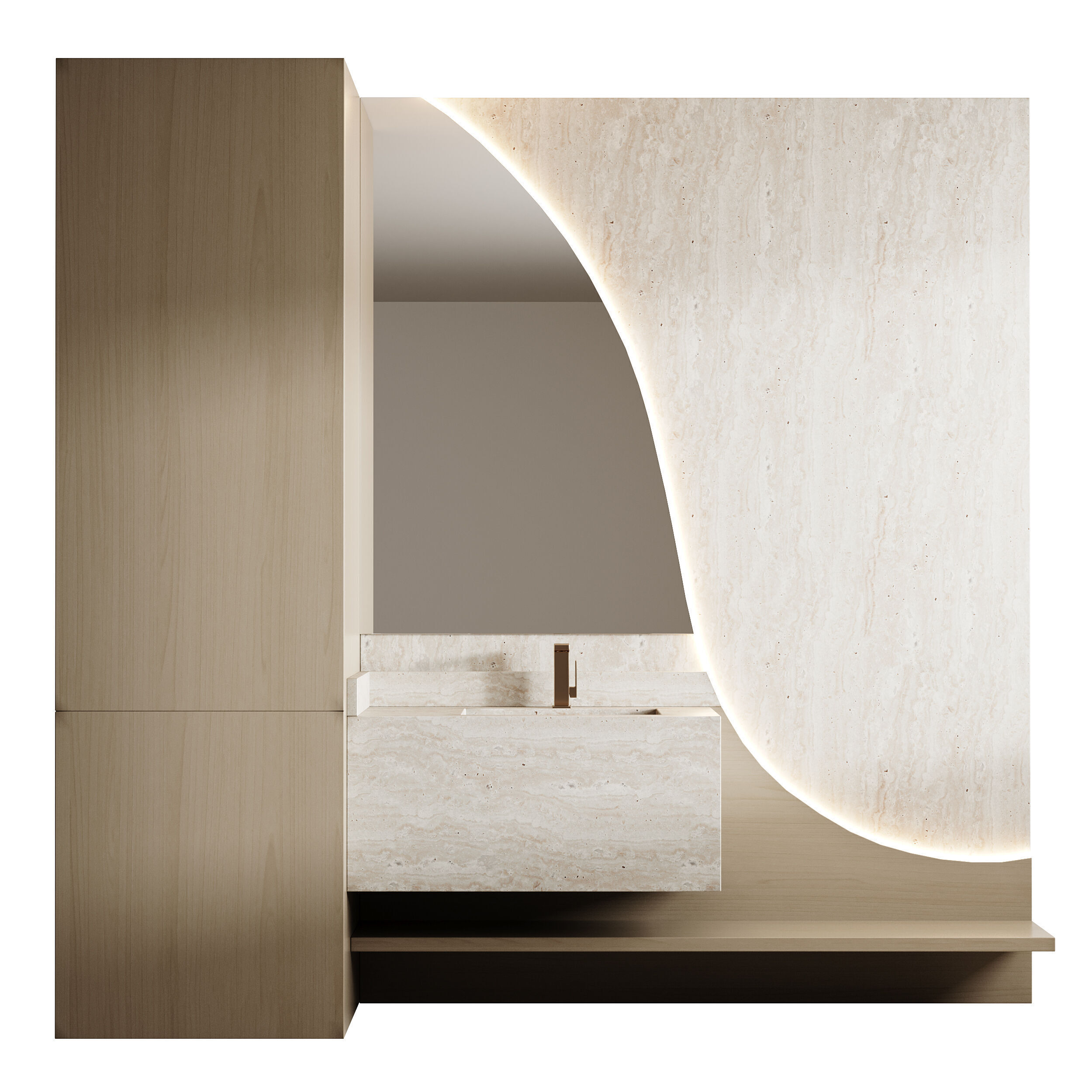 Bathroom furniture 21 3D model_6