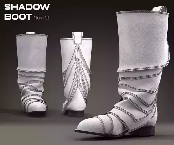 Shadow Boot High-Quality 3D Boots 01