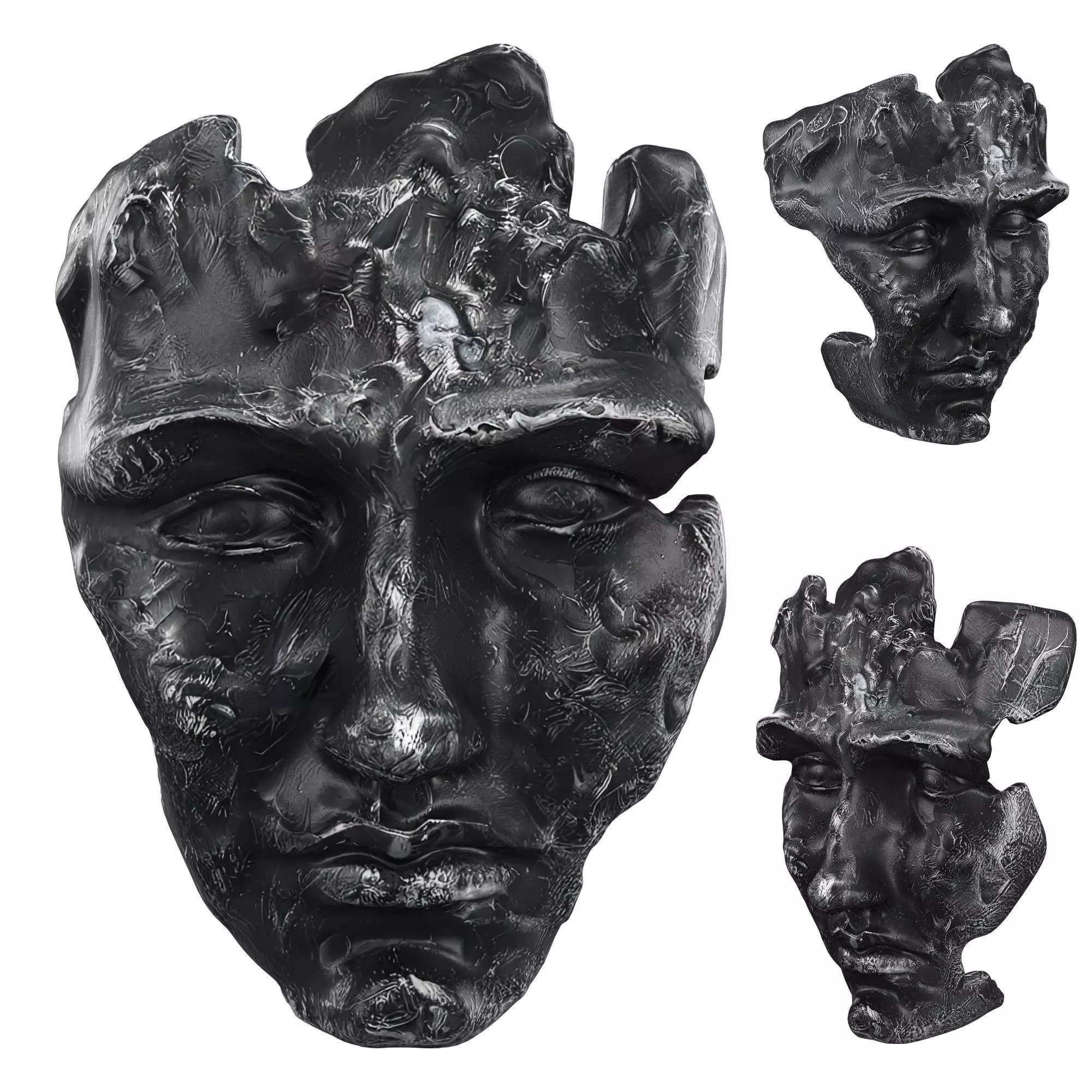Self-Portrait Metallic Wall Decor 2 3D model