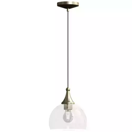  Livex Lighting Glendon 1 - Light Pendant in Antique Brass