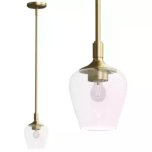  Livex Lighting Willow 1 - Light Pendant in Satin Brass