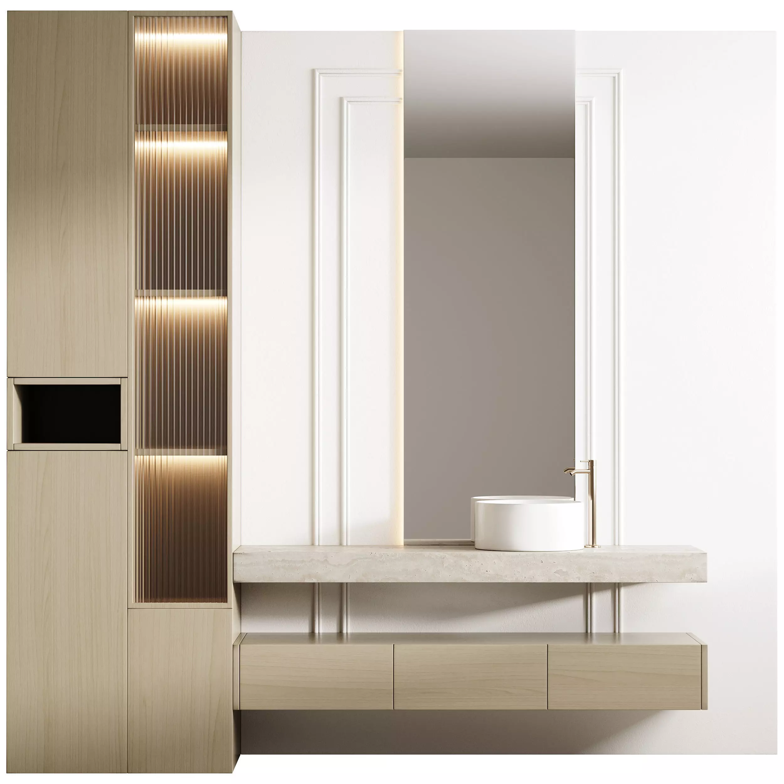 Bathroom furniture 22 3D model_0
