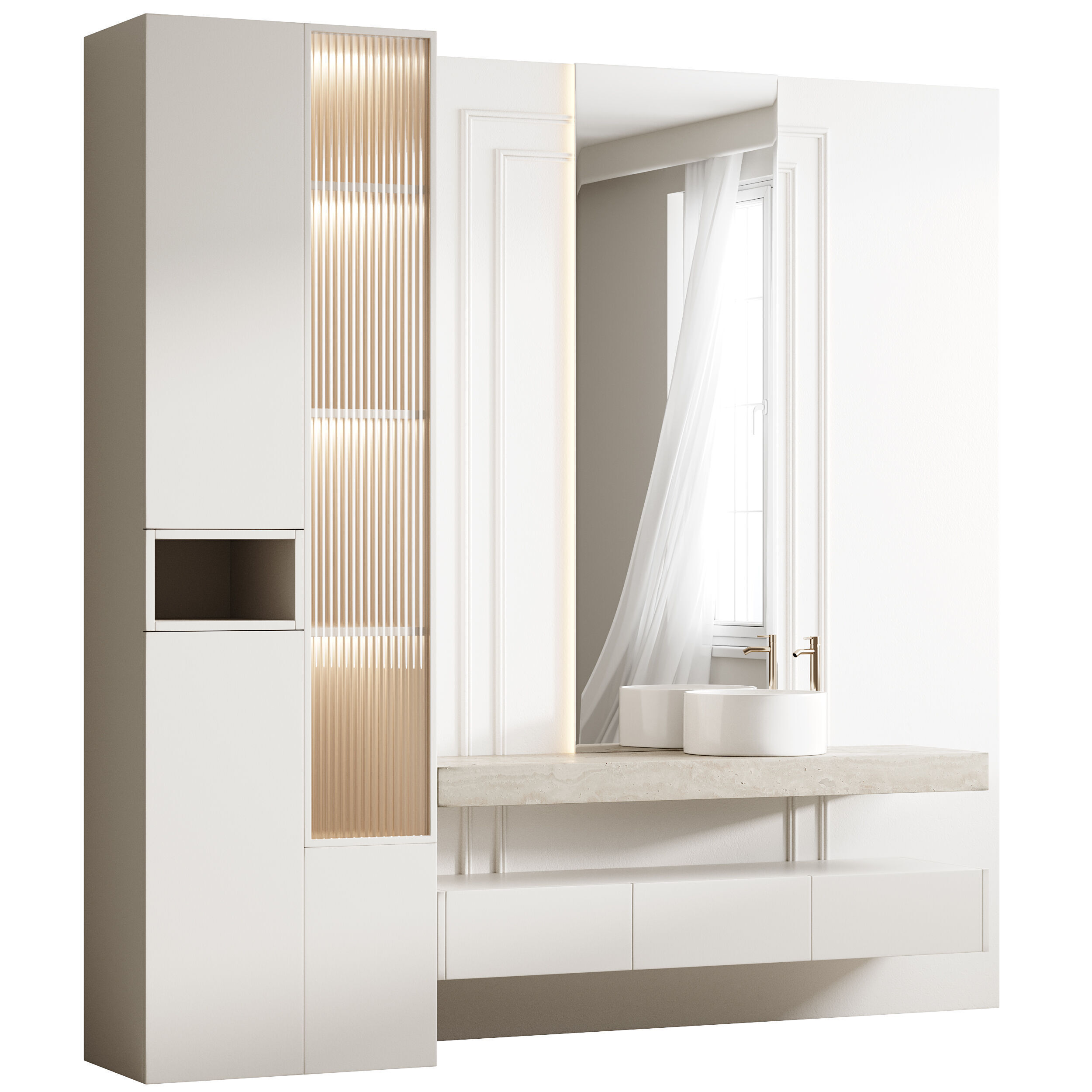 Bathroom furniture 22 3D model_5