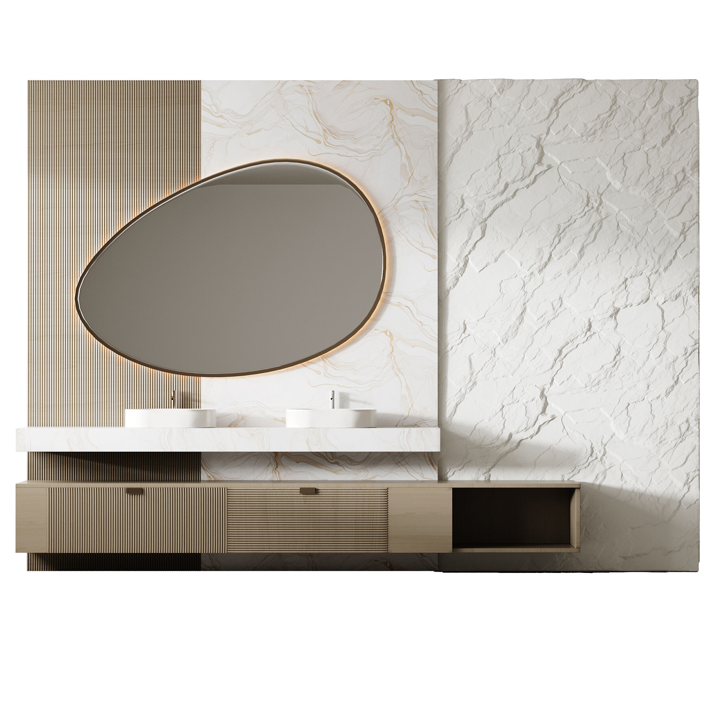 Bathroom furniture 23 3D model_8