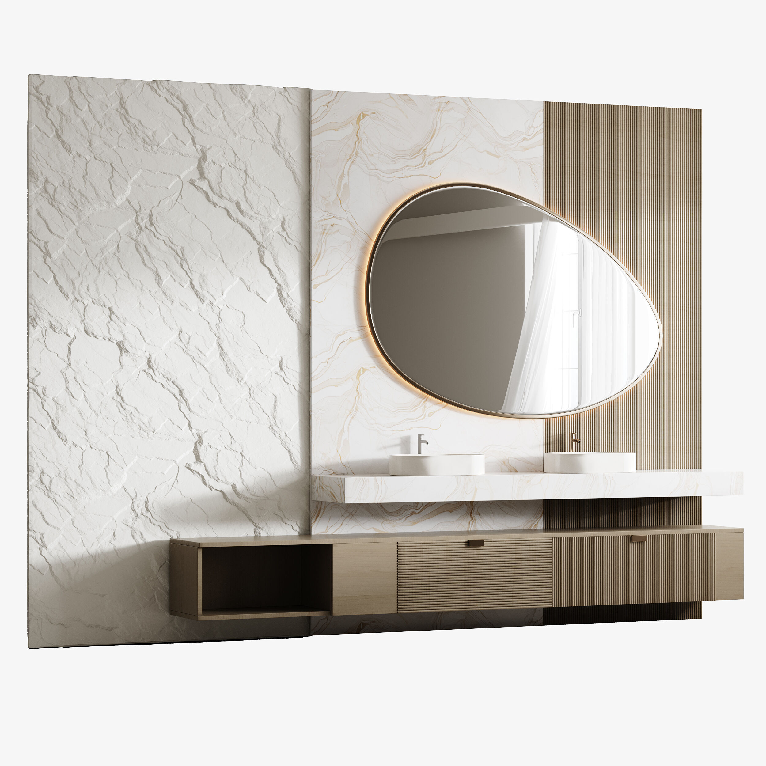 Bathroom furniture 23 3D model_1