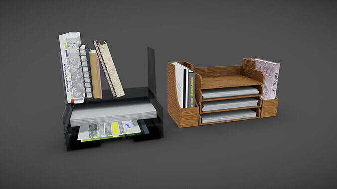 Office Tools 06 Low-poly 3D model