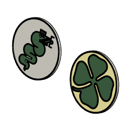 Alfa Romeo 2000 GTV C-Pillar Serpent Badge 3D print model_2