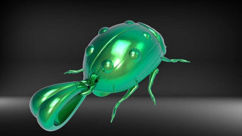 Ladybug Pendant Necklace charm Bracelet Jewelry 3D print model_17