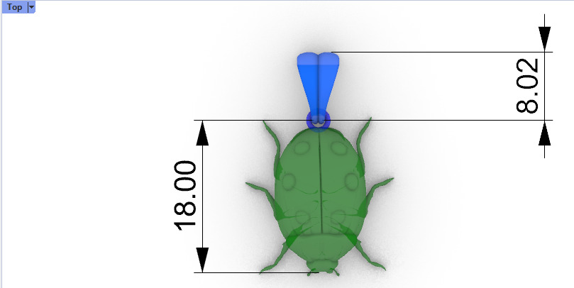 Ladybug Pendant Necklace charm Bracelet Jewelry 3D print model_22