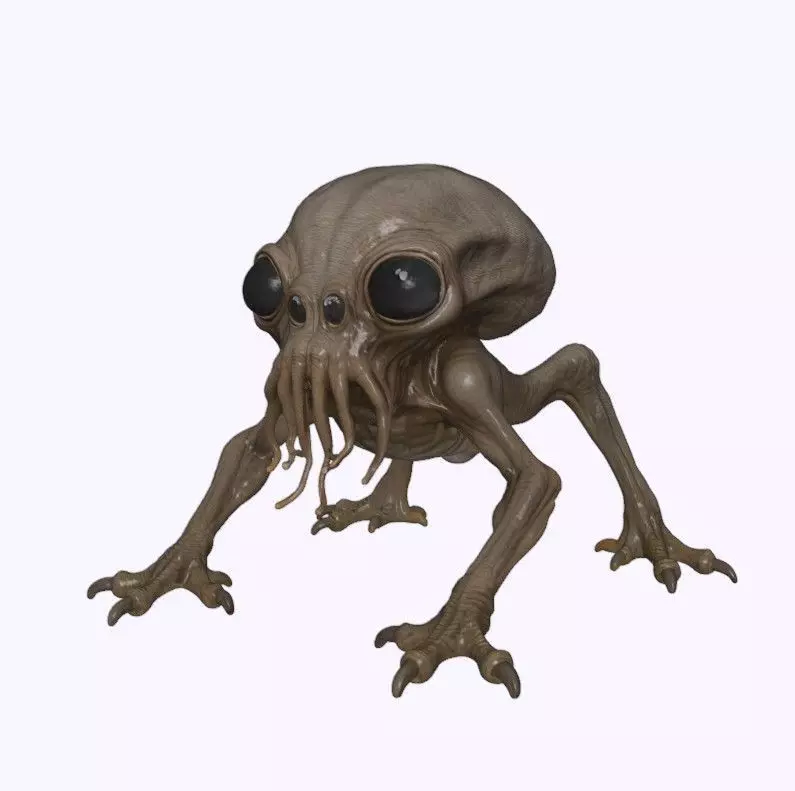 Deep Crawler Alien 3D print model
