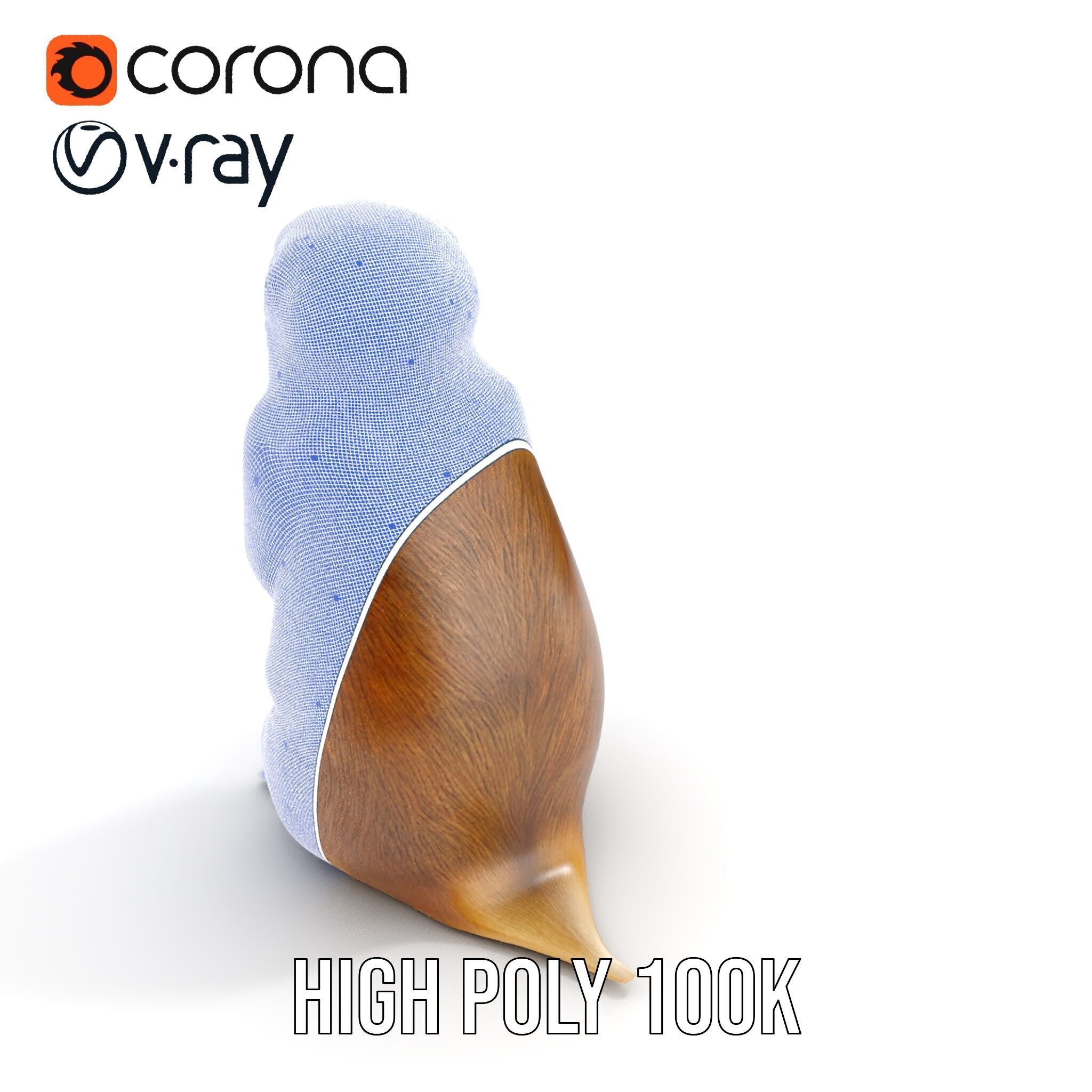 Prairie Dog D Model Pack with Detailed Fur and Textures Low-poly 3D model_30