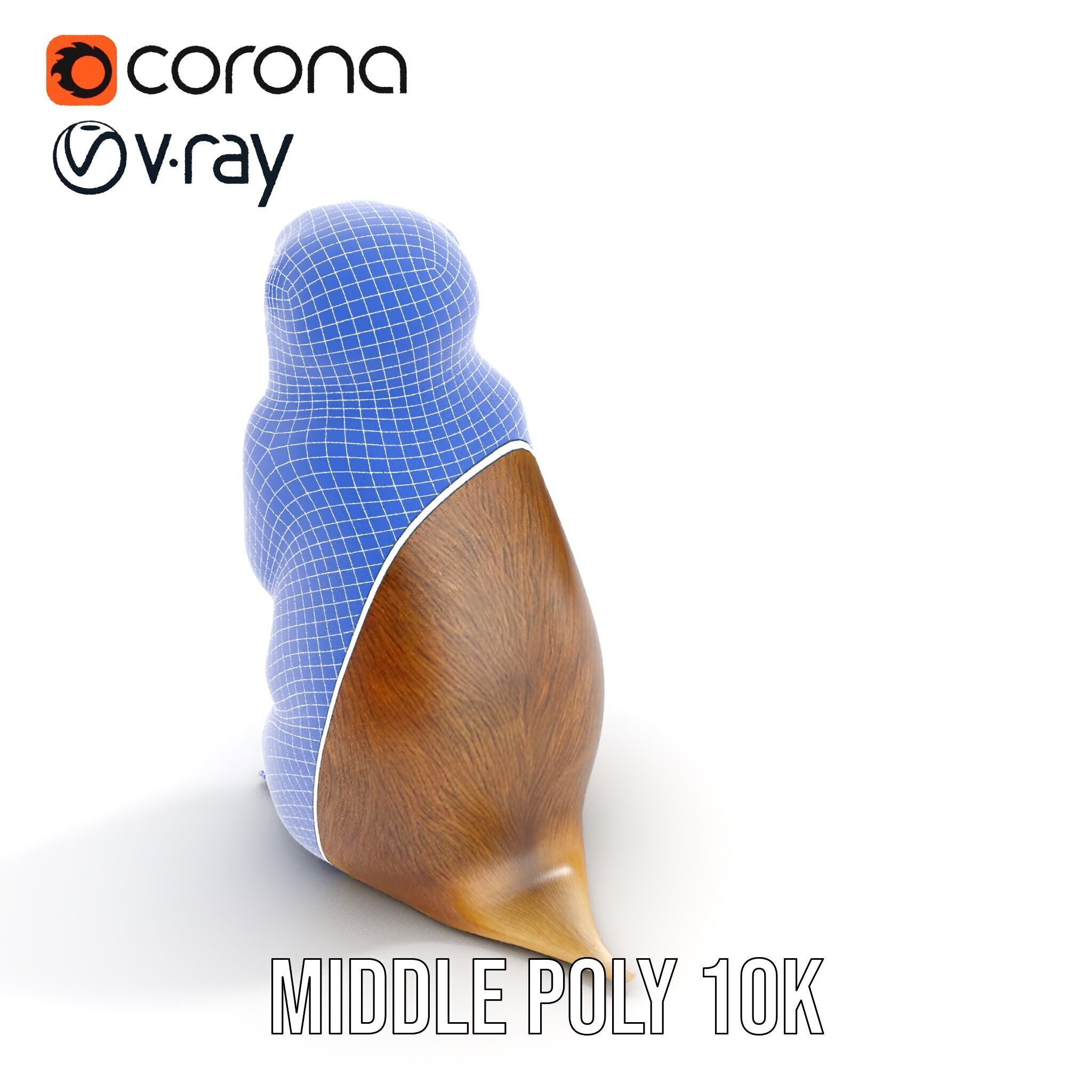 Prairie Dog D Model Pack with Detailed Fur and Textures Low-poly 3D model_28