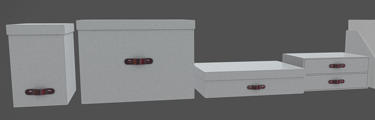 Office Tools 07 Low-poly 3D model_6