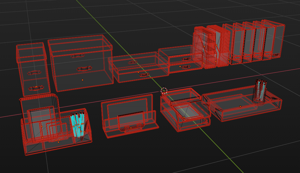 Office Tools 07 Low-poly 3D model_18